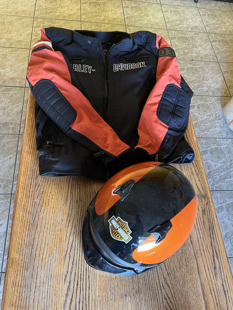 Kurta motocyklowa + kask