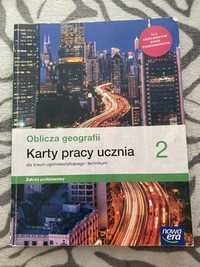 Karty pracy ucznia oblicza geografii 2 nowa era geogriafia ćwiczenia