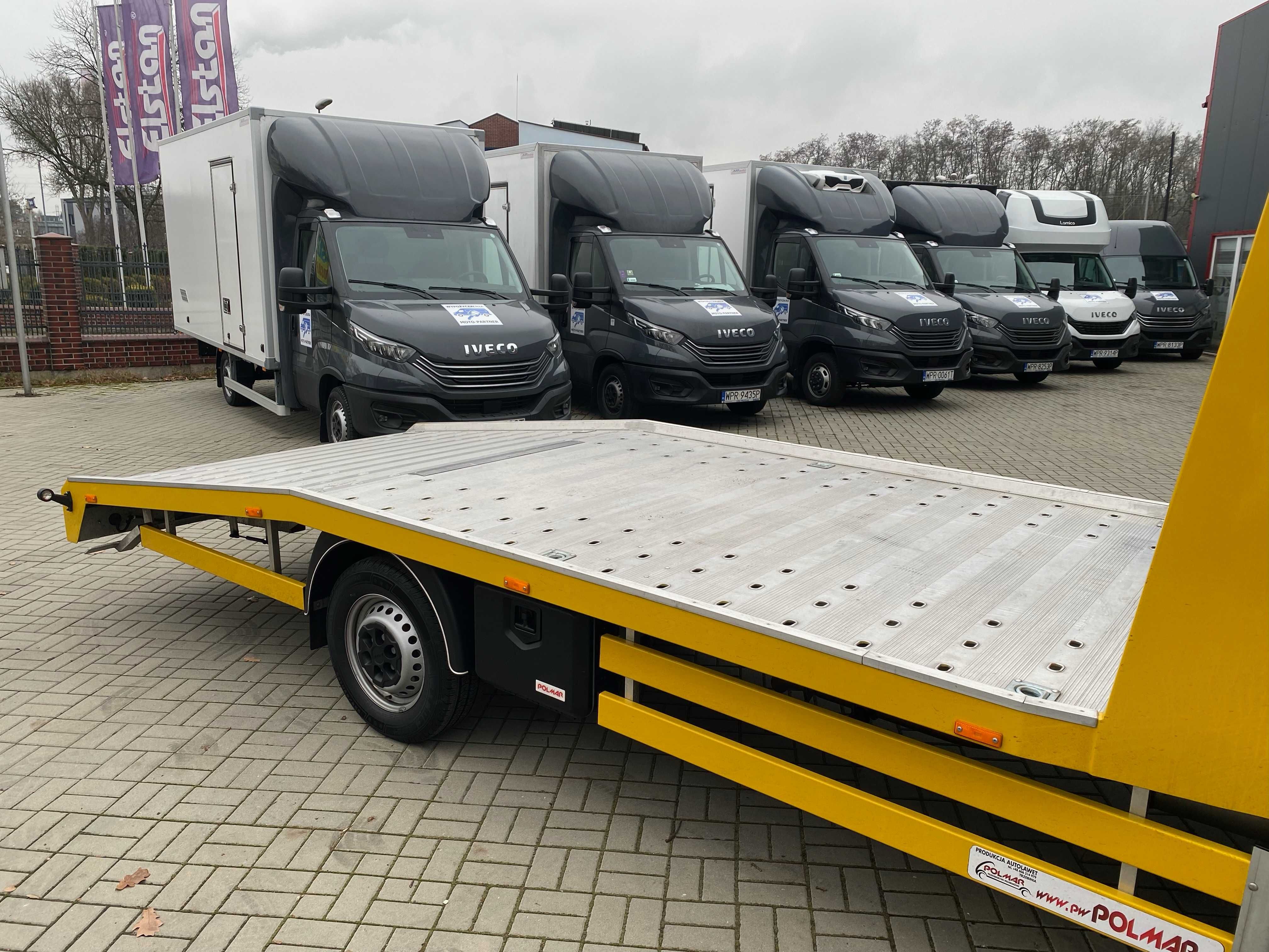 Wynajem Iveco Daily kat. B Autolaweta/Laweta/Hak/Wyciągarka ŚLĄSK