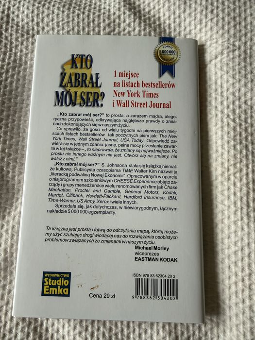 Książka Kto zabrał mój ser