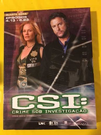 DVD CSI (Crime Sob Investigação)  – quarta serie Episódios 4.13 – 4.23