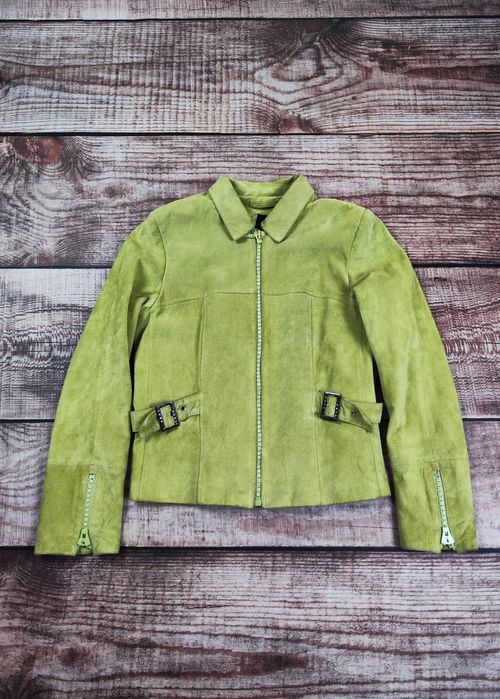 Vintage kurtka skórzana retro 90s y2k ramoneska