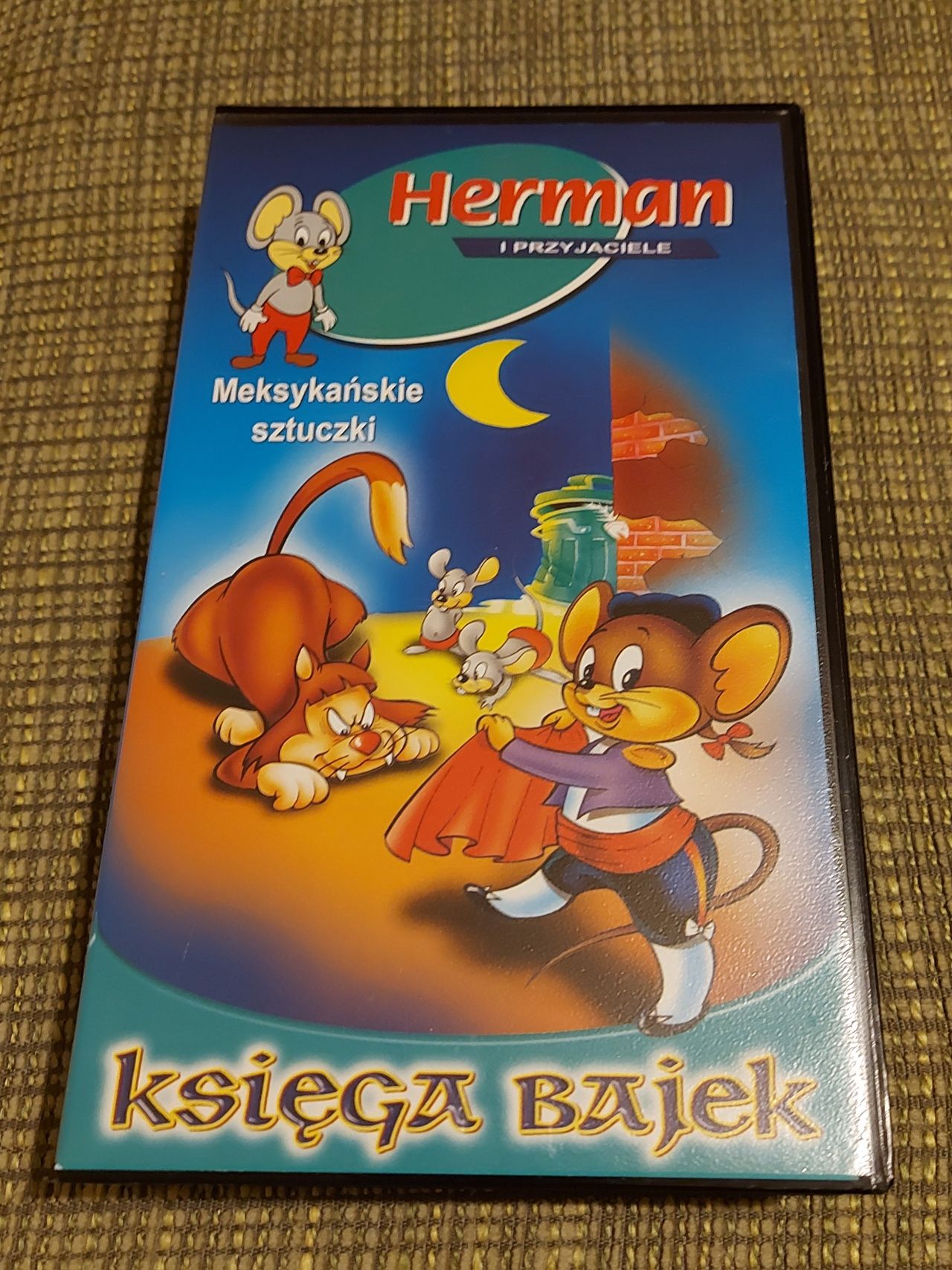 Kaseta VHS z filmem "Herman i Przyjaciele Meksykańskie Sztuczki"