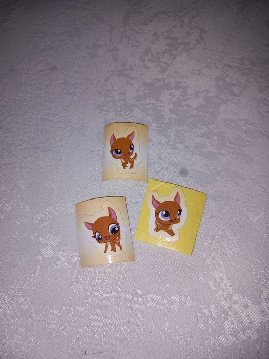 Retro naklejki lps littles petshop sarna