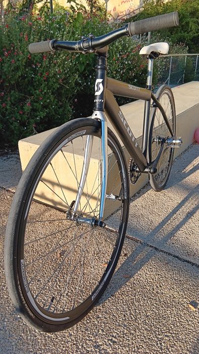 Bicicleta single speed contrapedal