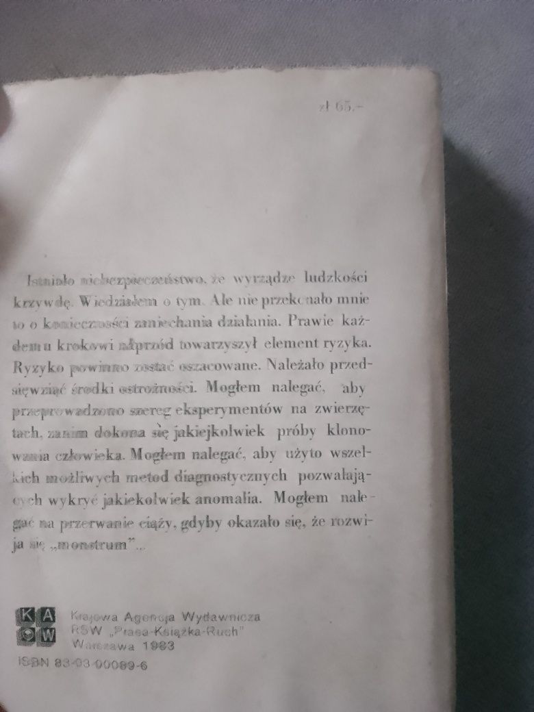 Na obraz i podobieństwo swoje David Rorvik Opowieści 2000 roku