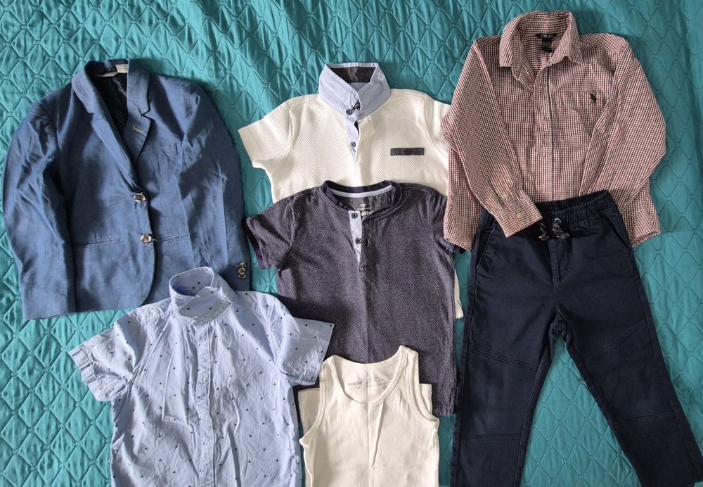 Ubranka eleganckie dla chłopca 116