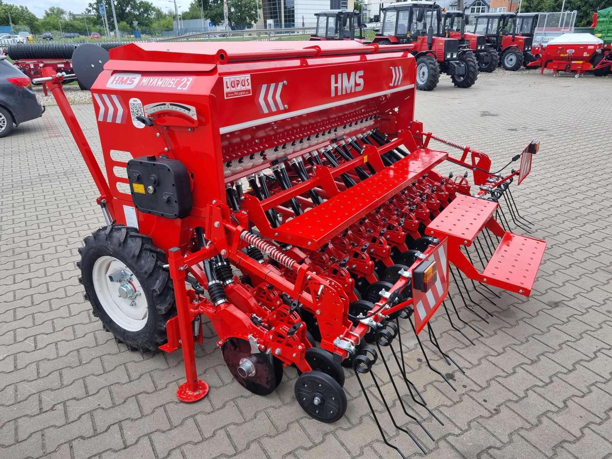 Siewnik do zboża 2 talerzowy 3m dwutalerzowy HMS Agro-Masz z komp.