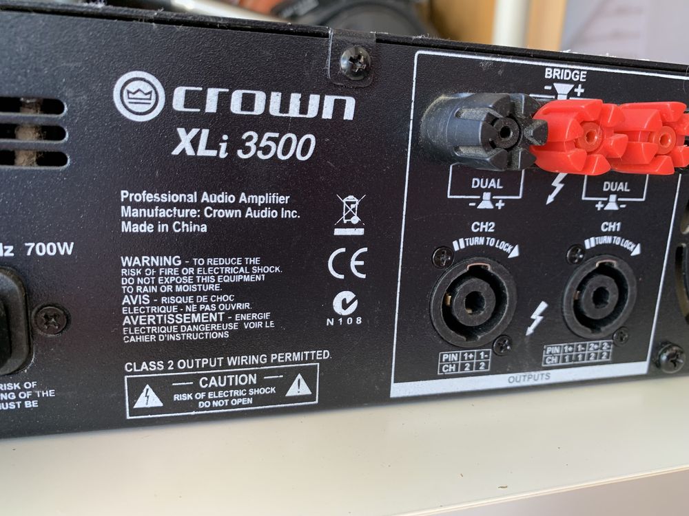 Amplificador Crown XLi 3500