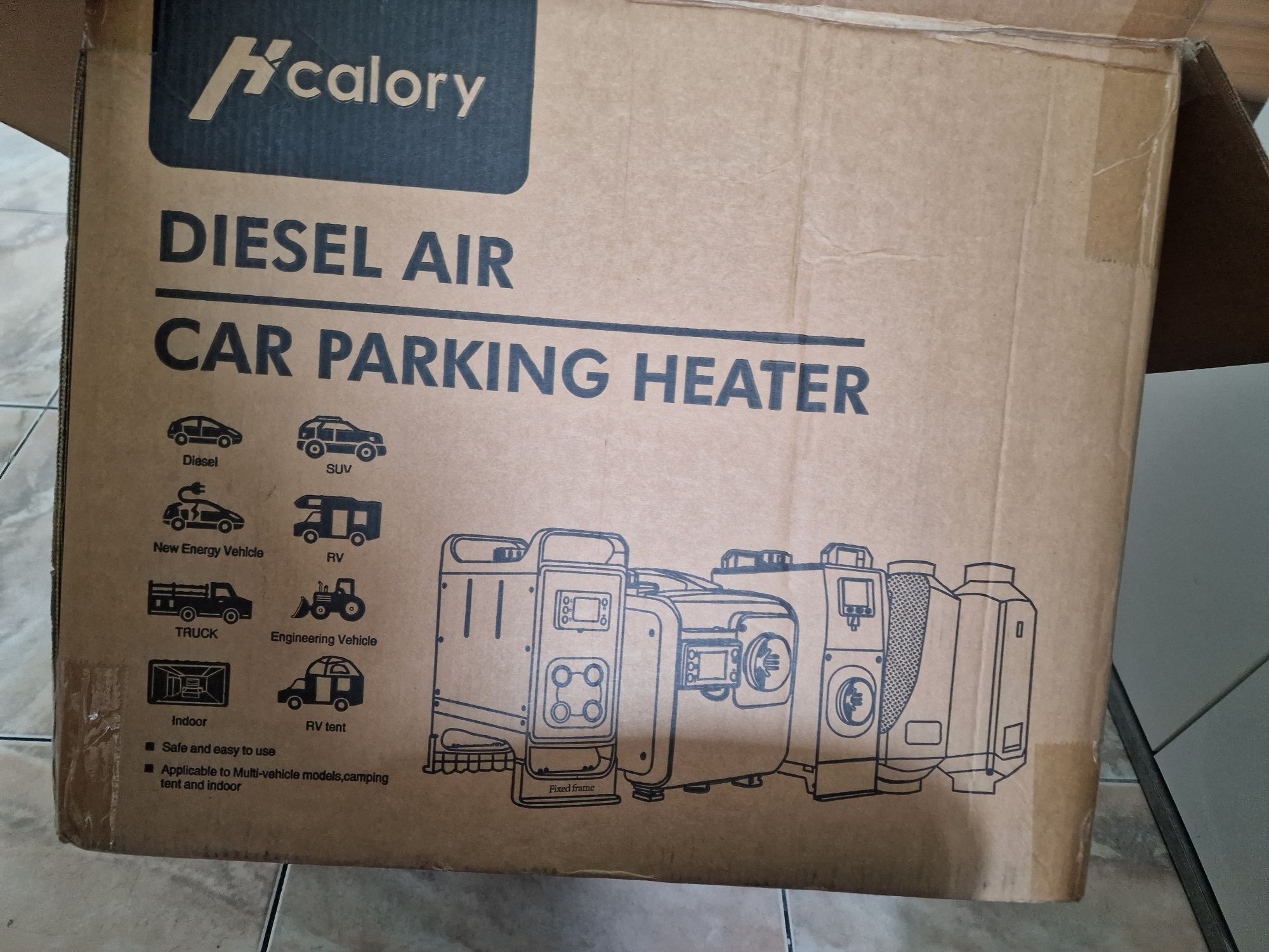 Hcalory diesel heater aquecedor gasoleo