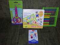 Детский набор, коллекция для обучения алфавита, цифр, счеты