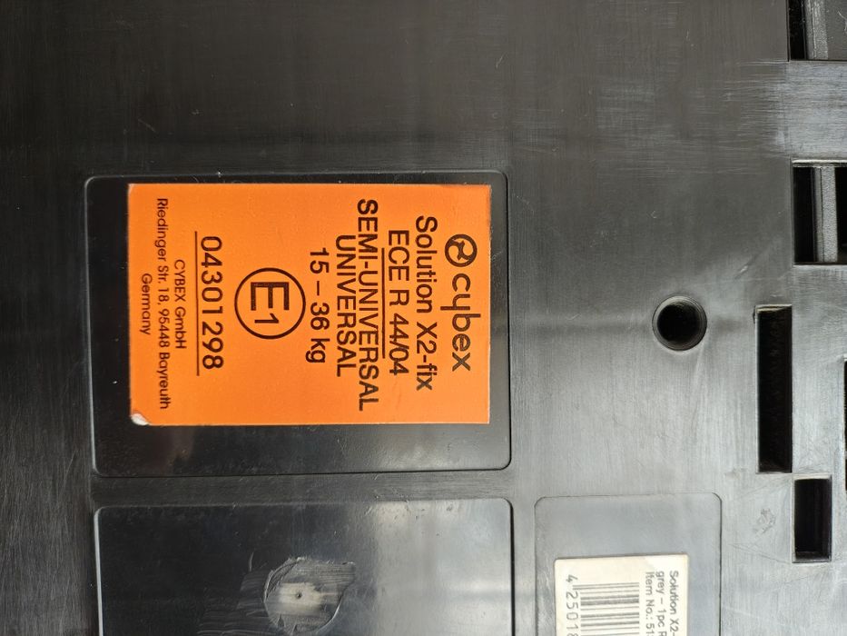 Fotelik samochodowy CYBEX SOLUTION X2 fix 15-36 kg