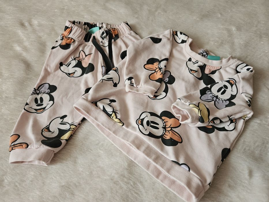 Dres sportowy dresy bluza spodnie rozm 62 Disney baby