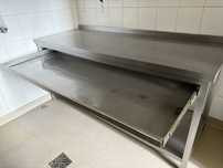 Stol gastronomiczny 184x75 z szuflada