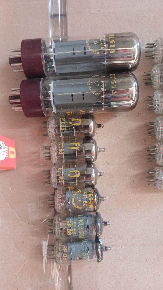 Продам радиолампы импорт EL-34,ecc83