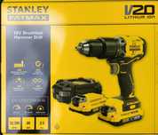 Wiertarko-wkrętarka STANLEY SFMCD715 D2K-QW 2x akumulator,udar.
