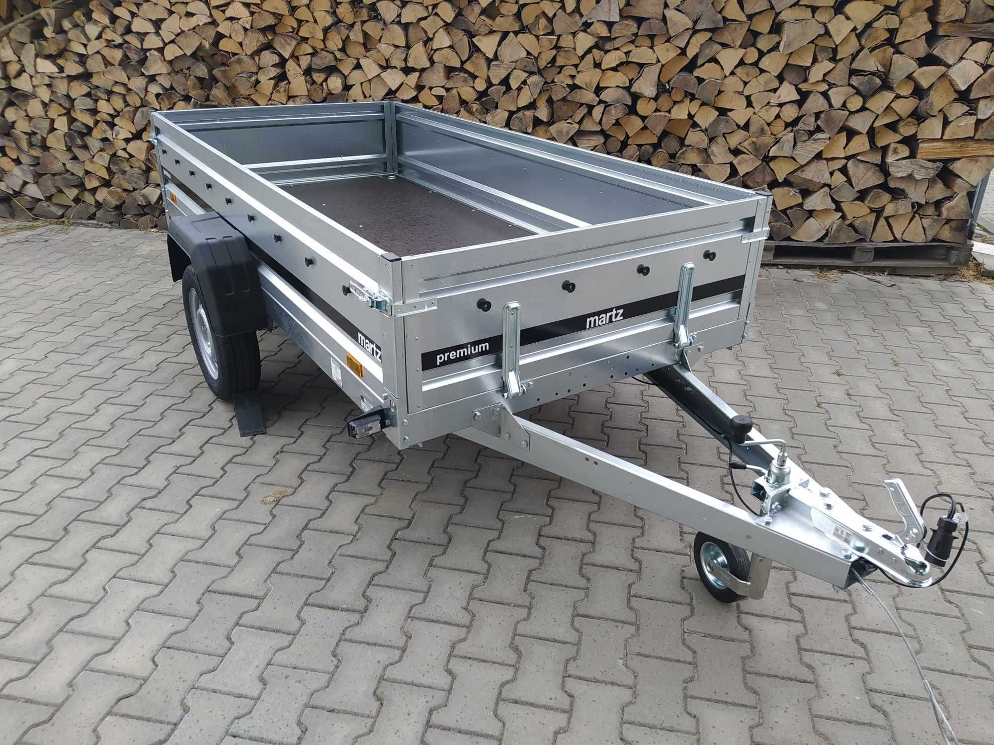 Mega cena przyczepa  Martz premium 264 wym wew 264x126x40cm budowlanka