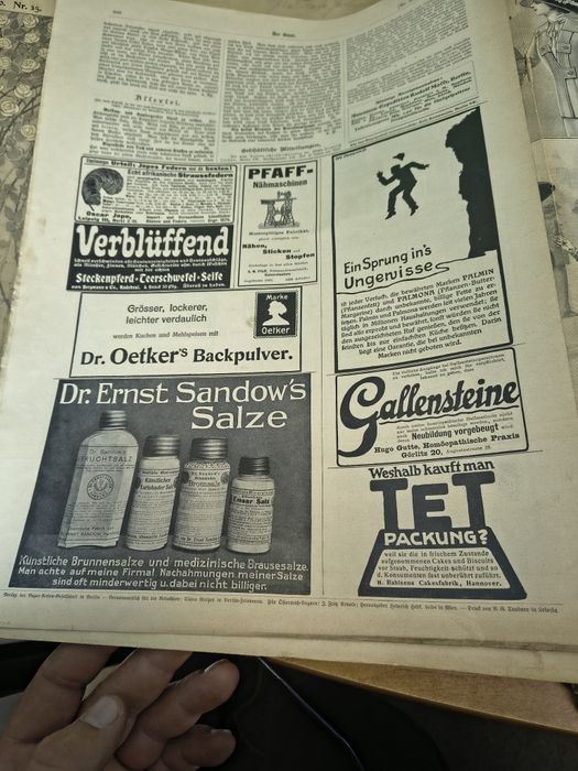 Zabytkowy magazyn modowy „Der Bazar” – rok 1910