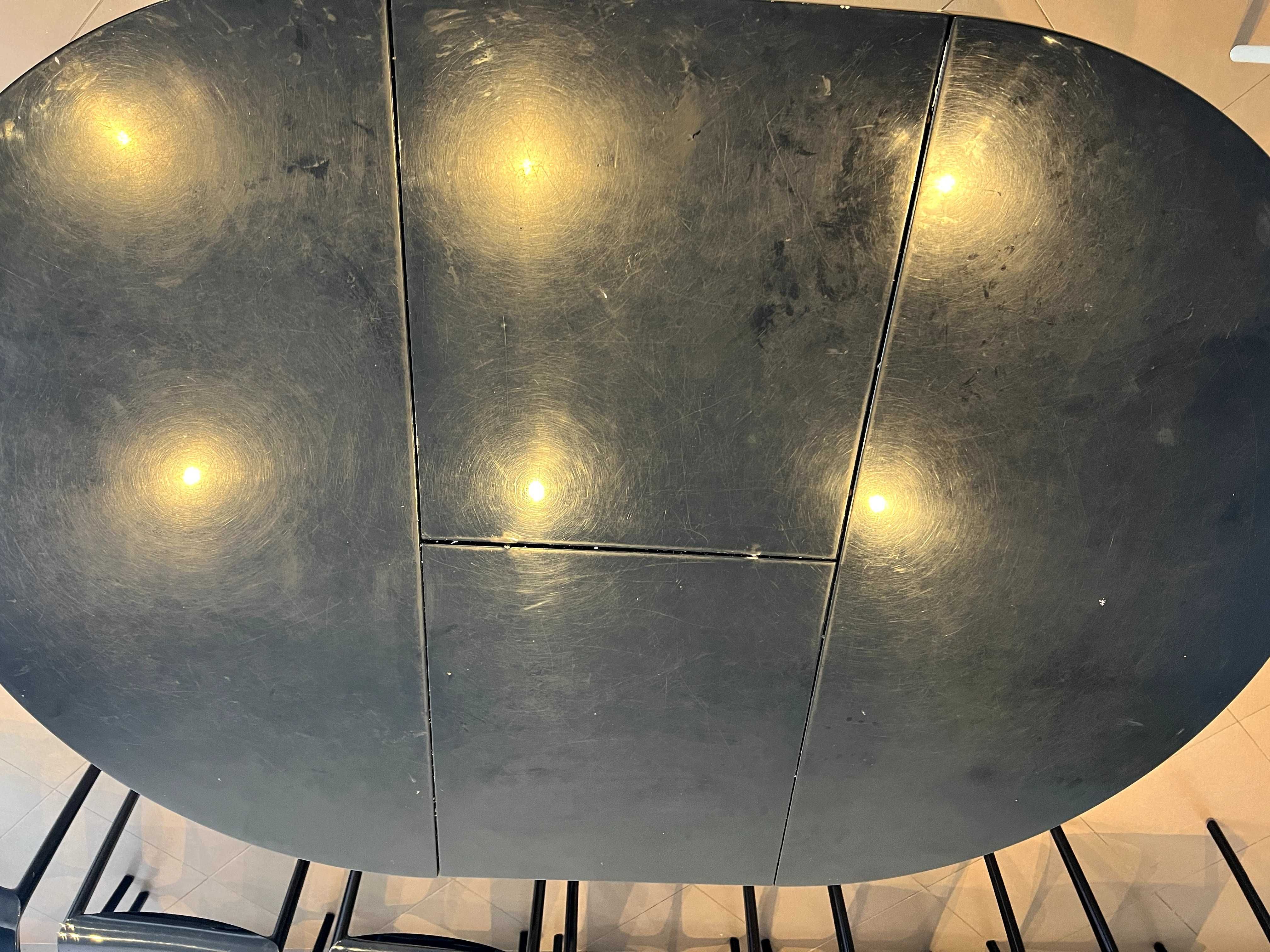 mesa de jantar extensivel lacada