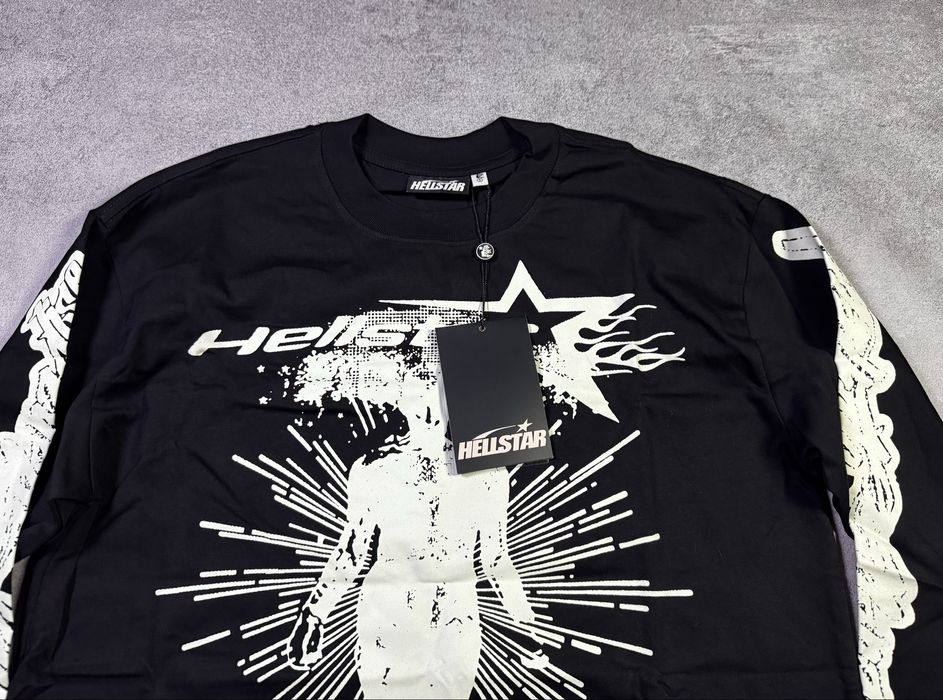 Hellstar Лонгслив , свитшот хеллстар, Hellstarr лонгслів