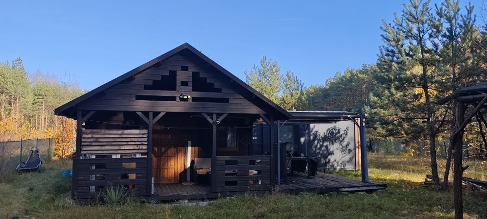 Rezerwacja do 12.11 Działka rekreacyjna z domkami w  Rokitnicy