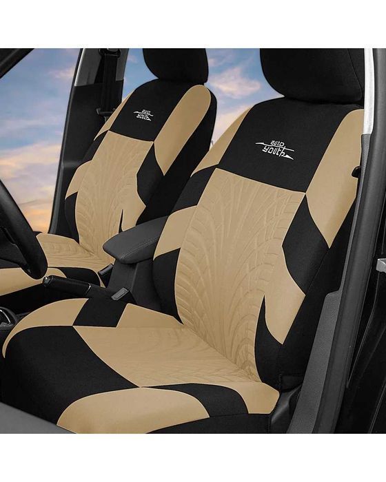 Хіт продажу!!! Автомобільні чехли універсальні Бежевого кольору