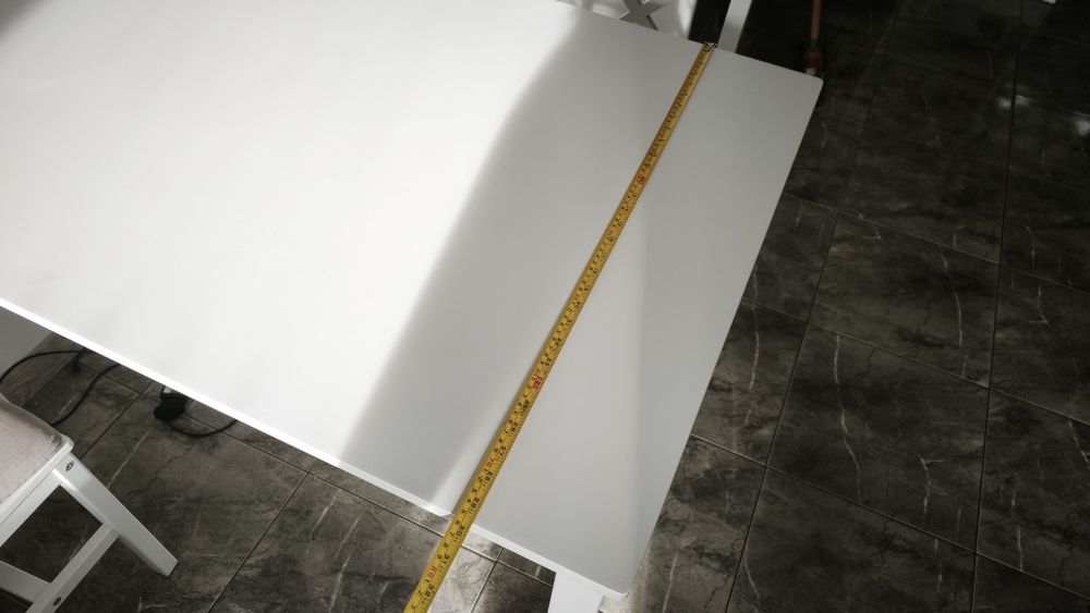 Stół + 4 krzesła kolor biały JYSK