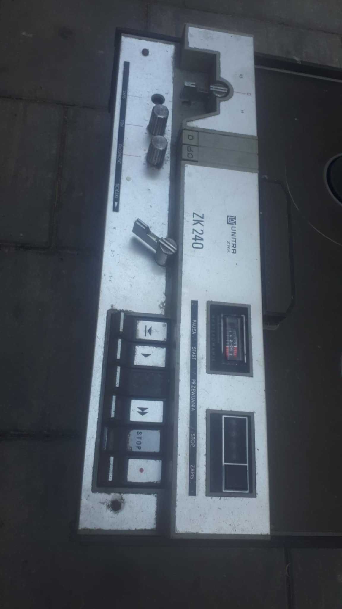 Magnetofon Szpulowy Unitra ZK240