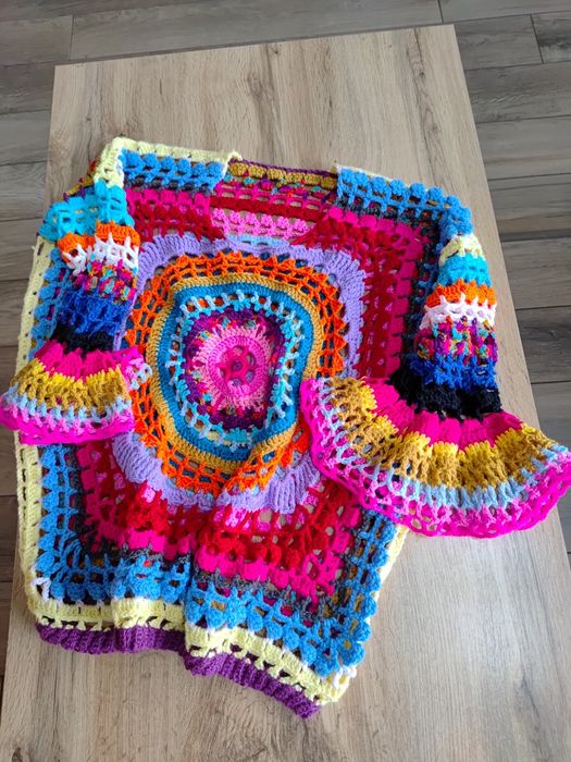 Sweter damski handmade oversize