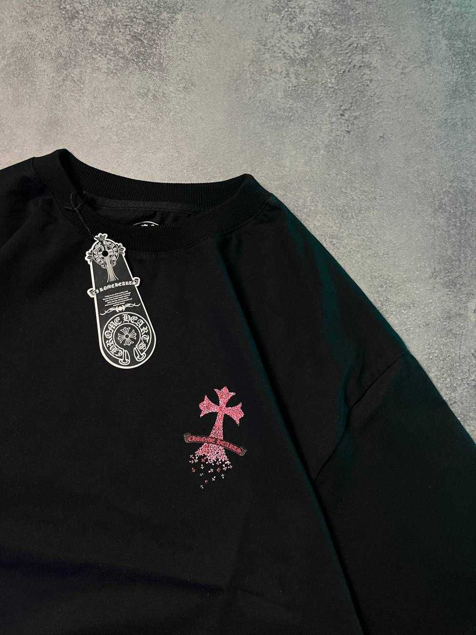 Оверсайз Футболка Chrome Hearts з бірками