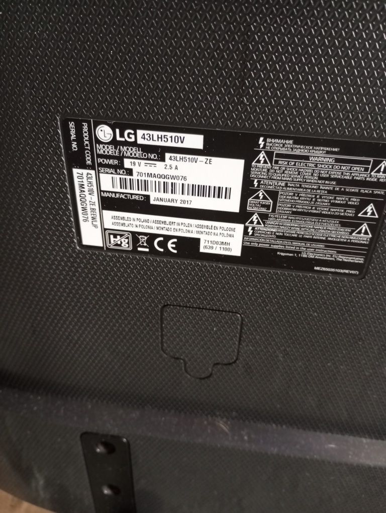 Telewizor LG 43 cale