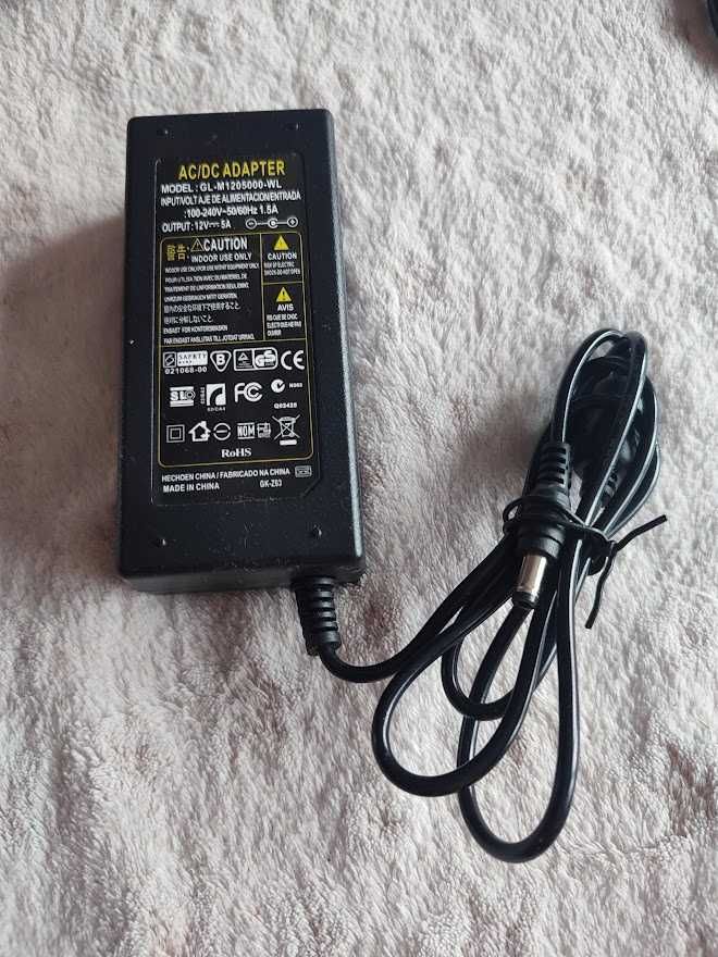 Zasilacz sieciowy Do Taśm LED RGB 12V DC 5A 60W