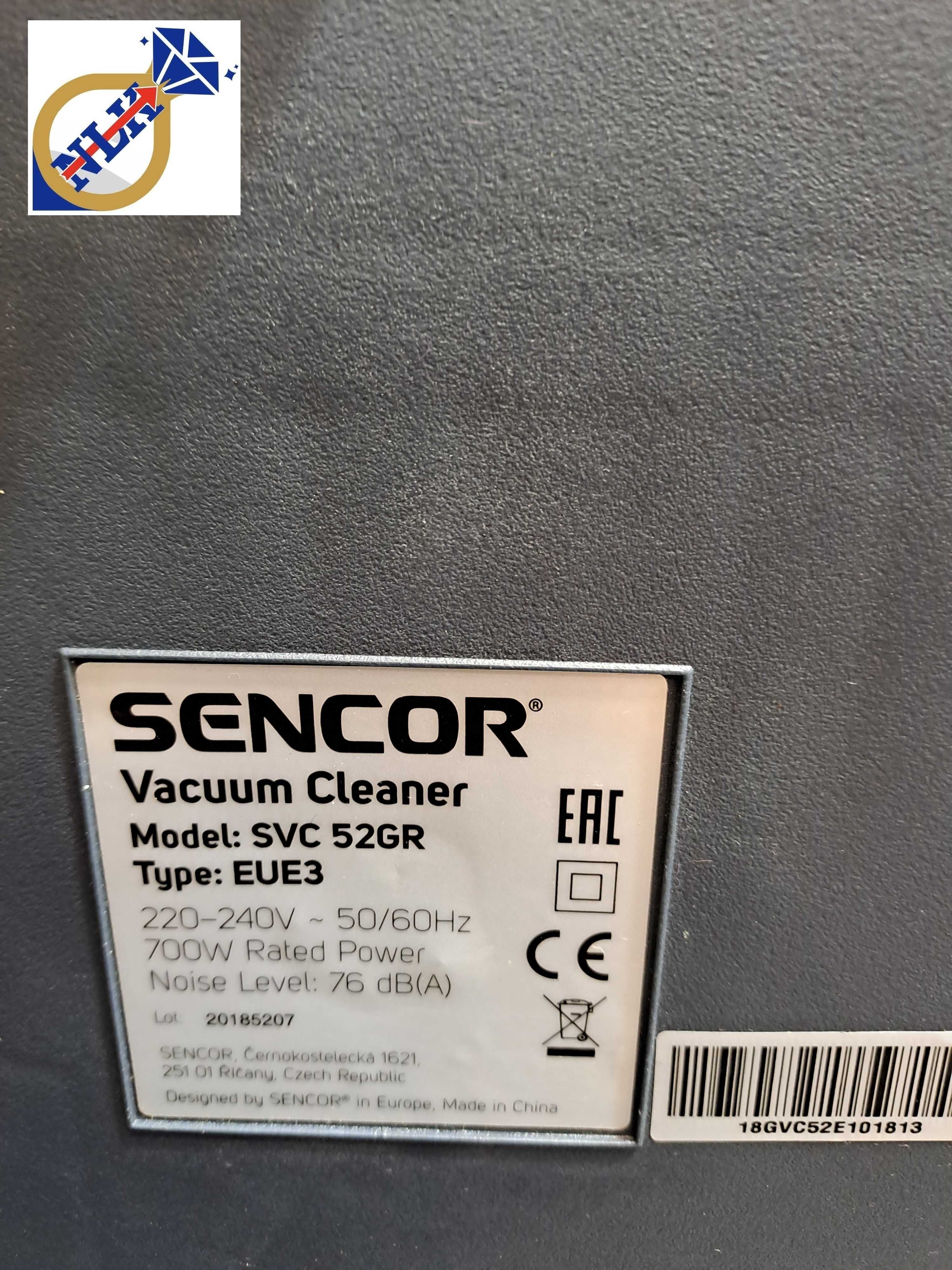 Odkurzacz Sencor SVC52GR / Możliwa wysyłka