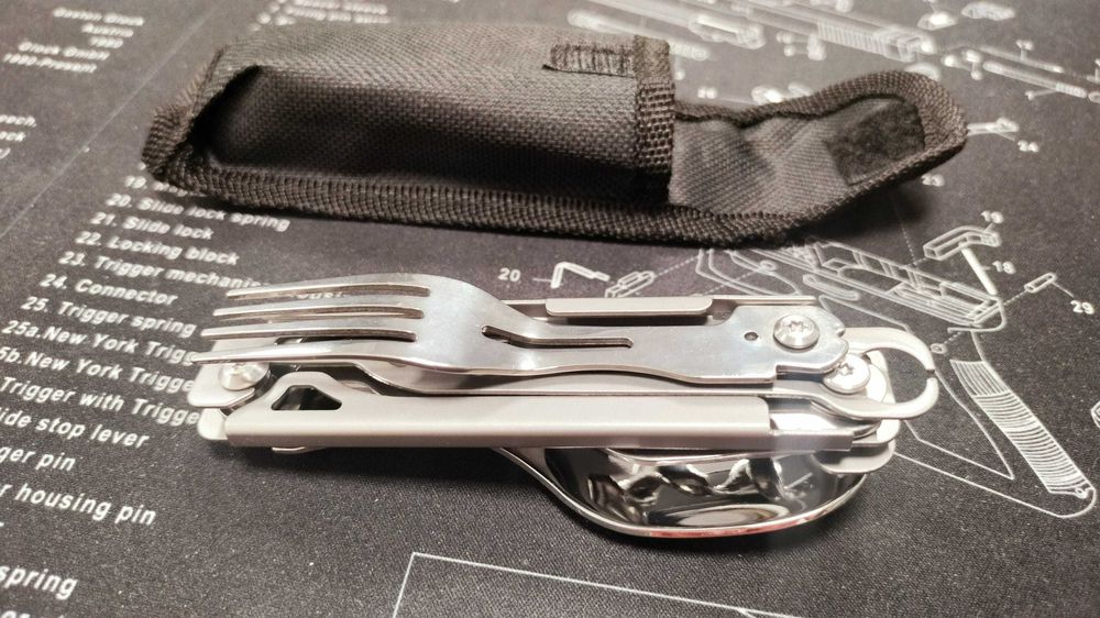 NIezbędnik multitool składany ze stali nierdzewnej