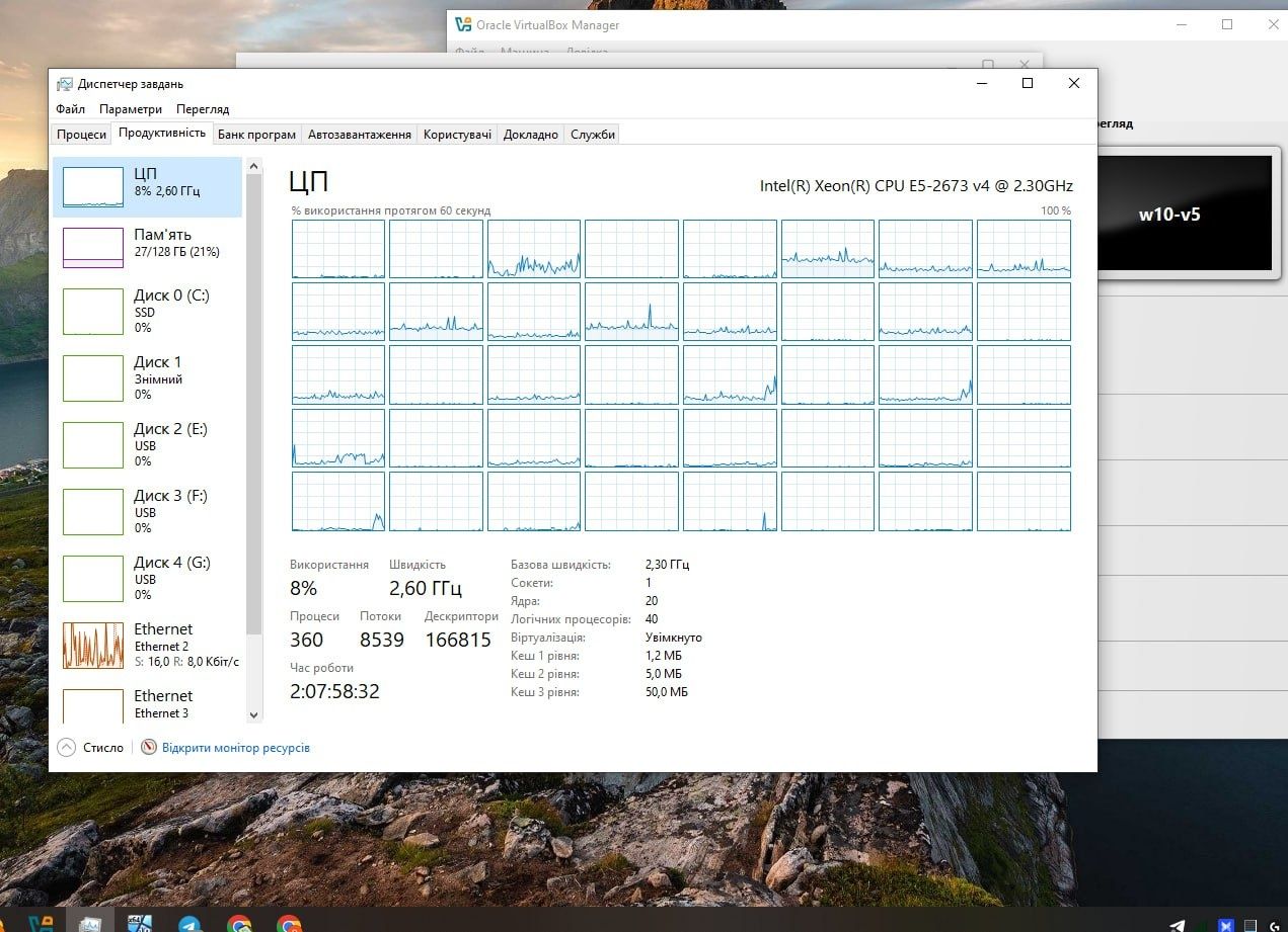 Ігровий ПК hp hp z440 3tb hdd xeon 2673 v4 128gb ddr4 500ssd wd