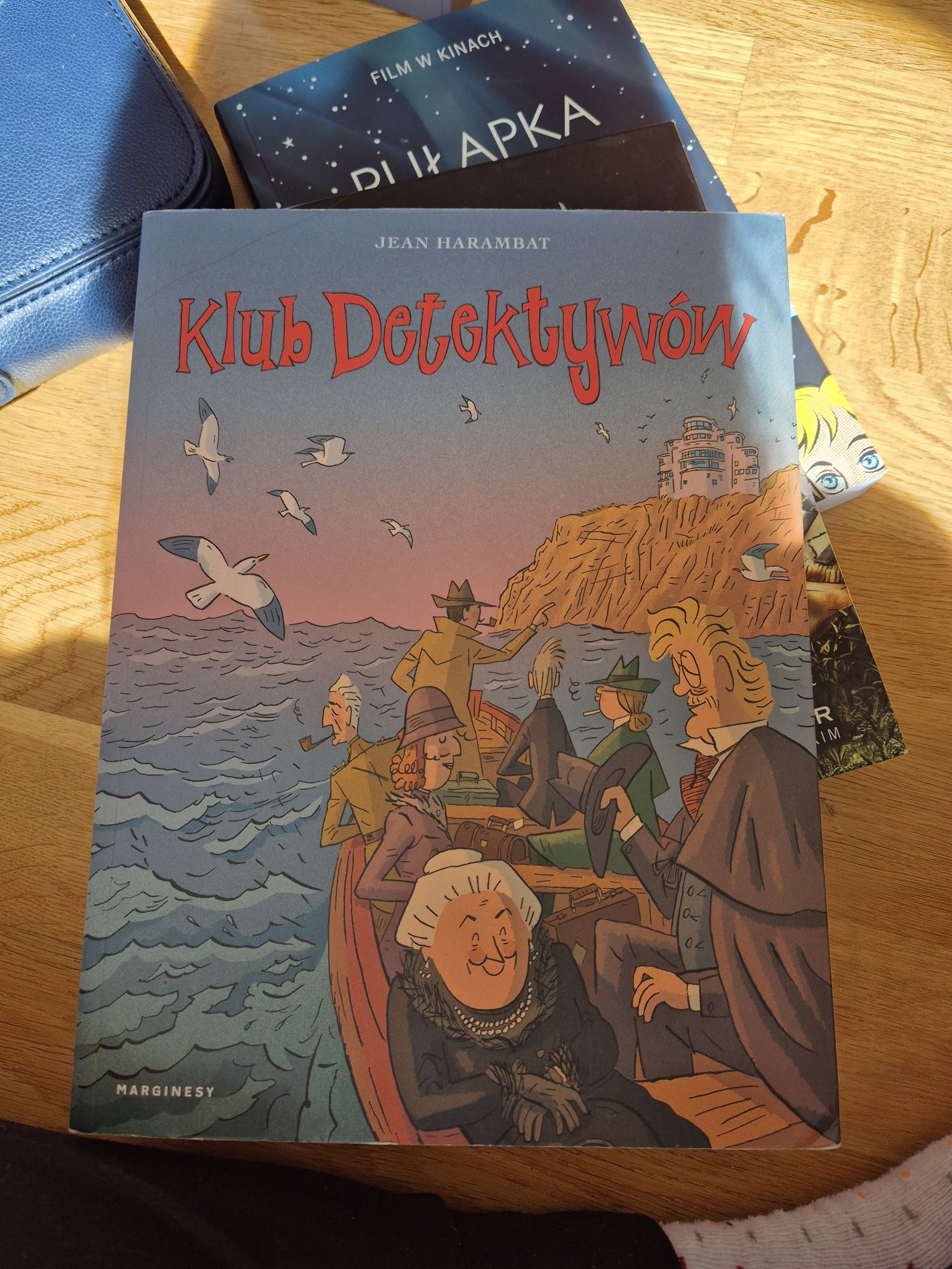 Klub detektywów komiks, powieść graficzna