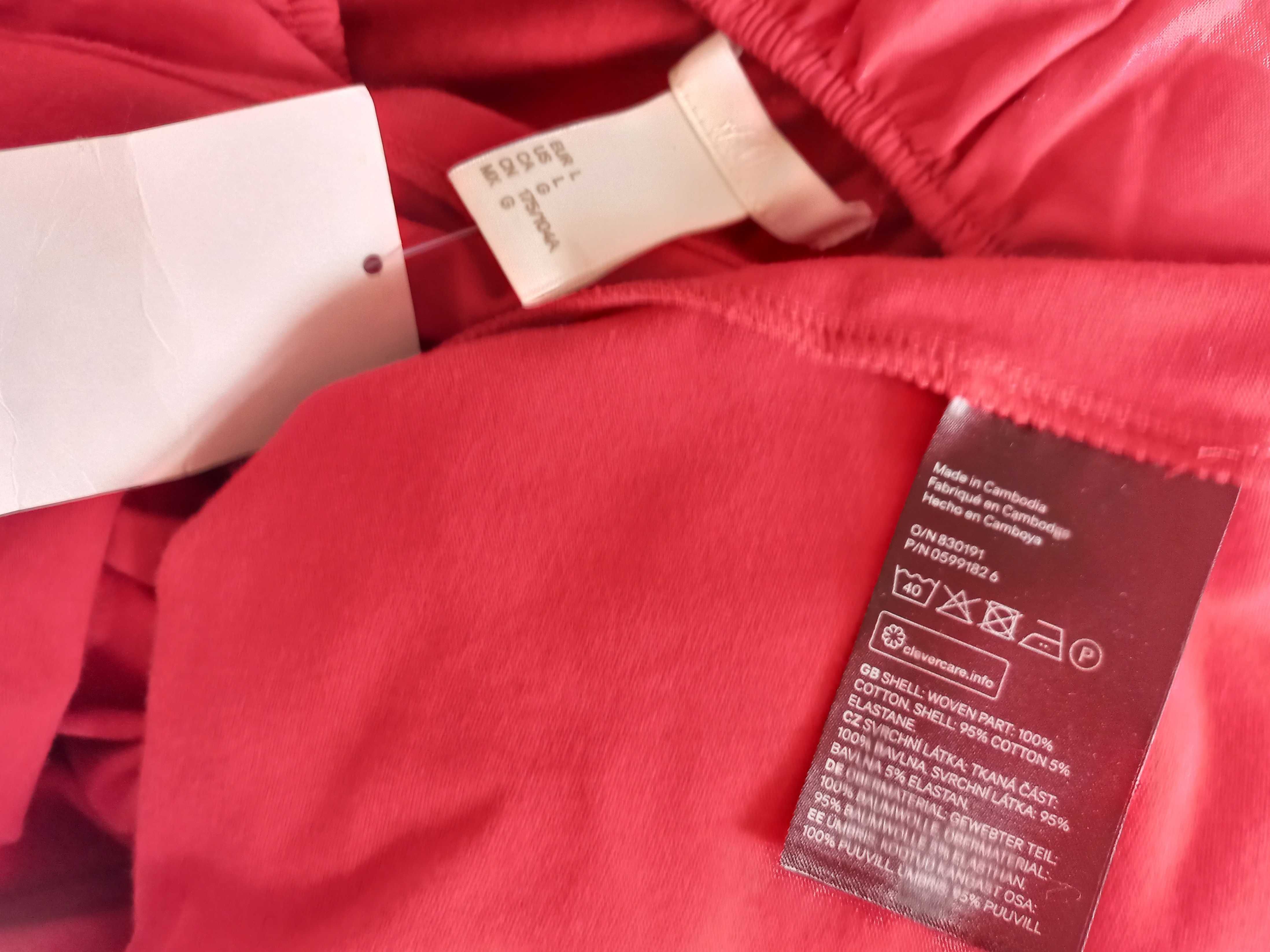 Bluzka czerwona Hiszpanka r. 40 H&M NOWA