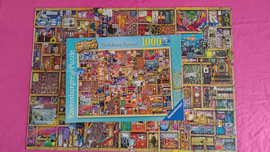 Puzzle Ravensburger 1000 szafka kolekcjonera