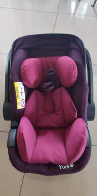 Fotelik BabySafe York z bazą ISOFIX