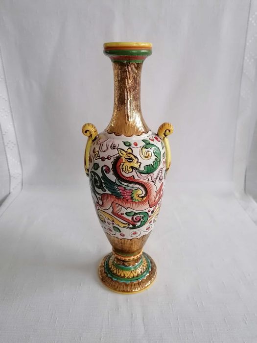 Ваза дерута дракони вінтаж