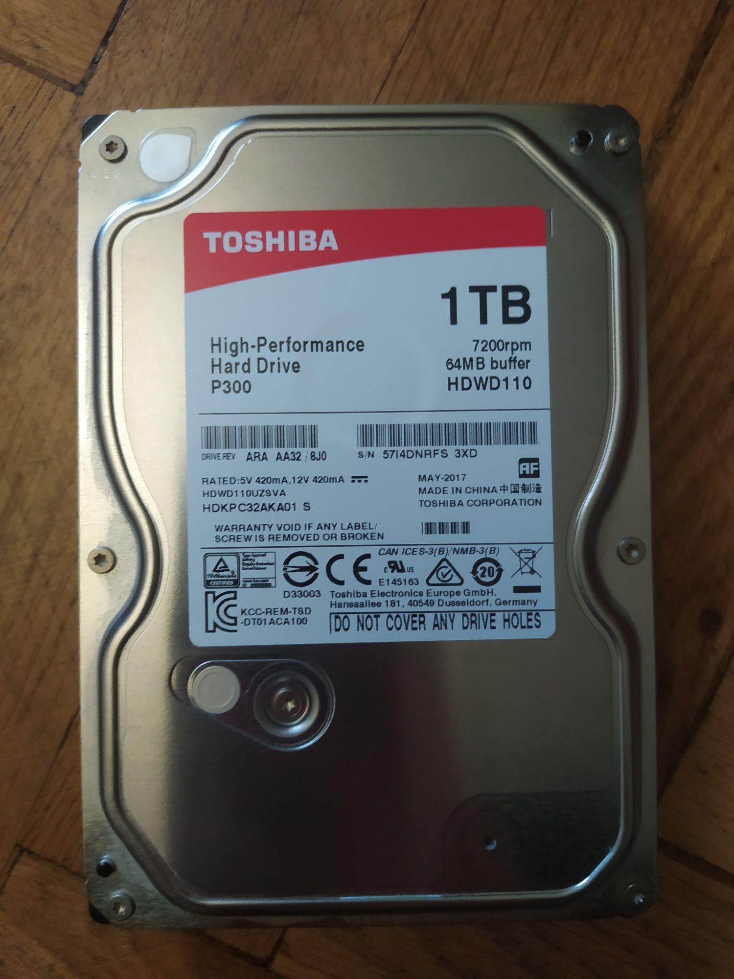 Dysk HDD 1TB z win10