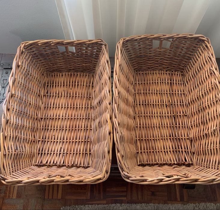 Cestos em verga tipo açafate