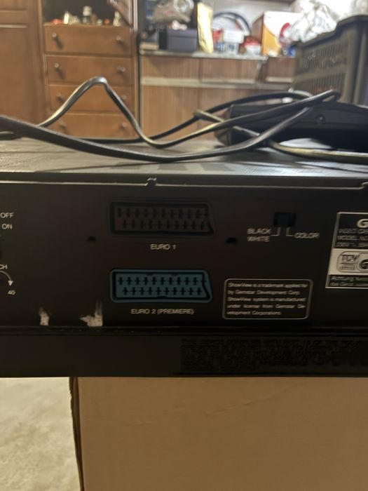 Leitor gravador video 8 e VHS GOLDSTAR