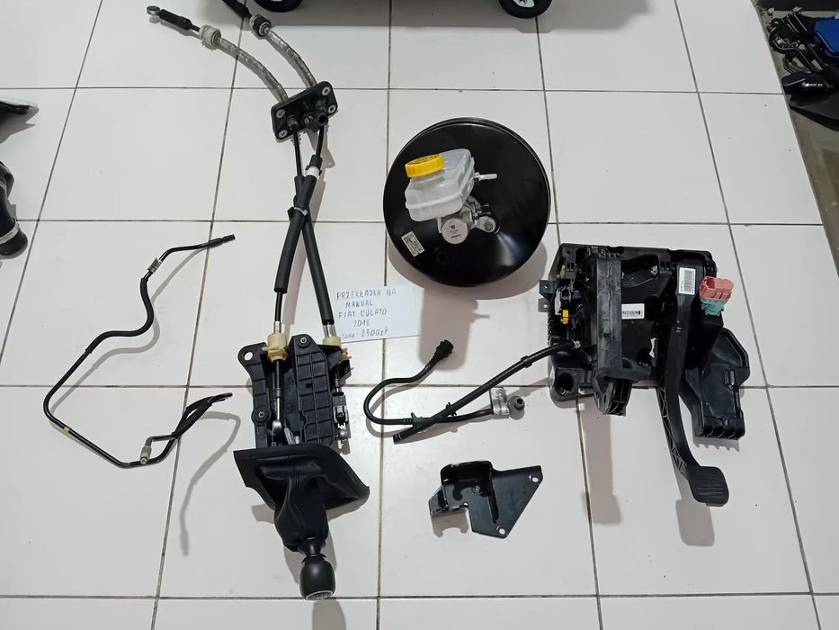 przekładka z automatu na manual Fiat Ducato Citroen Jumper Peugeot Boxer 2018