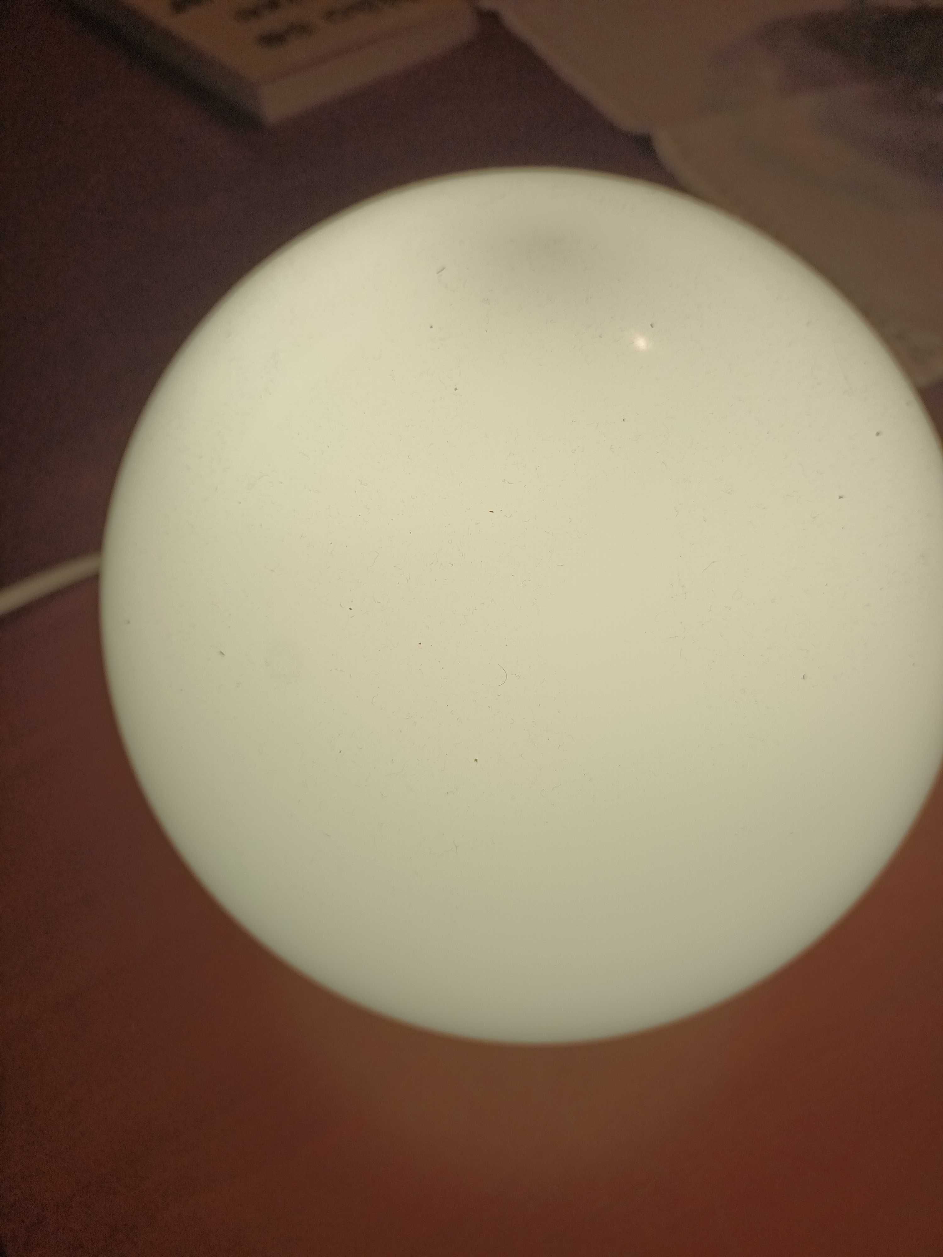 Candeeiros de mesa bola branco 17cm