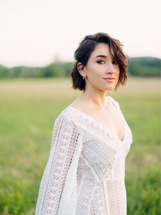 Весільне плаття / плаття на фотосесію (стиль бохо/рустик)