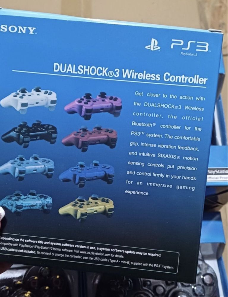 Безпровідний джойстик , геймпад PS3 , dualshock 3