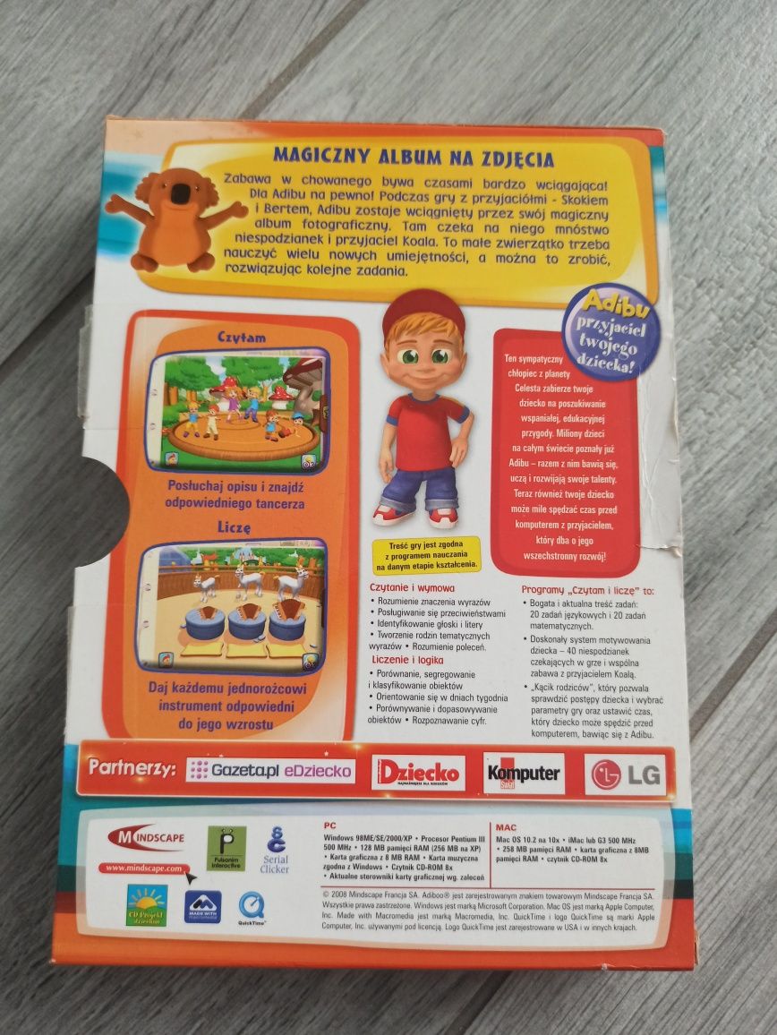 Adibu czytam i liczę gea program edukacyjny pc Mac
