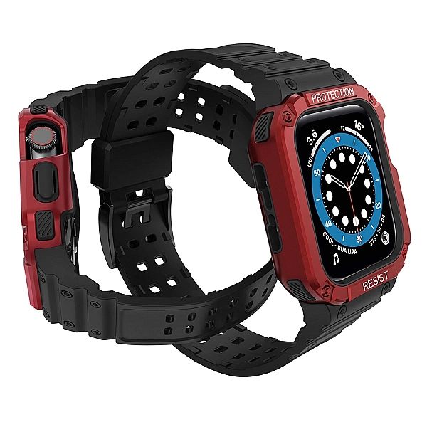 Protect Strap Band opaska z etui do Apple Watch 7 / 6 / 5 / 4 / 3 / 2
