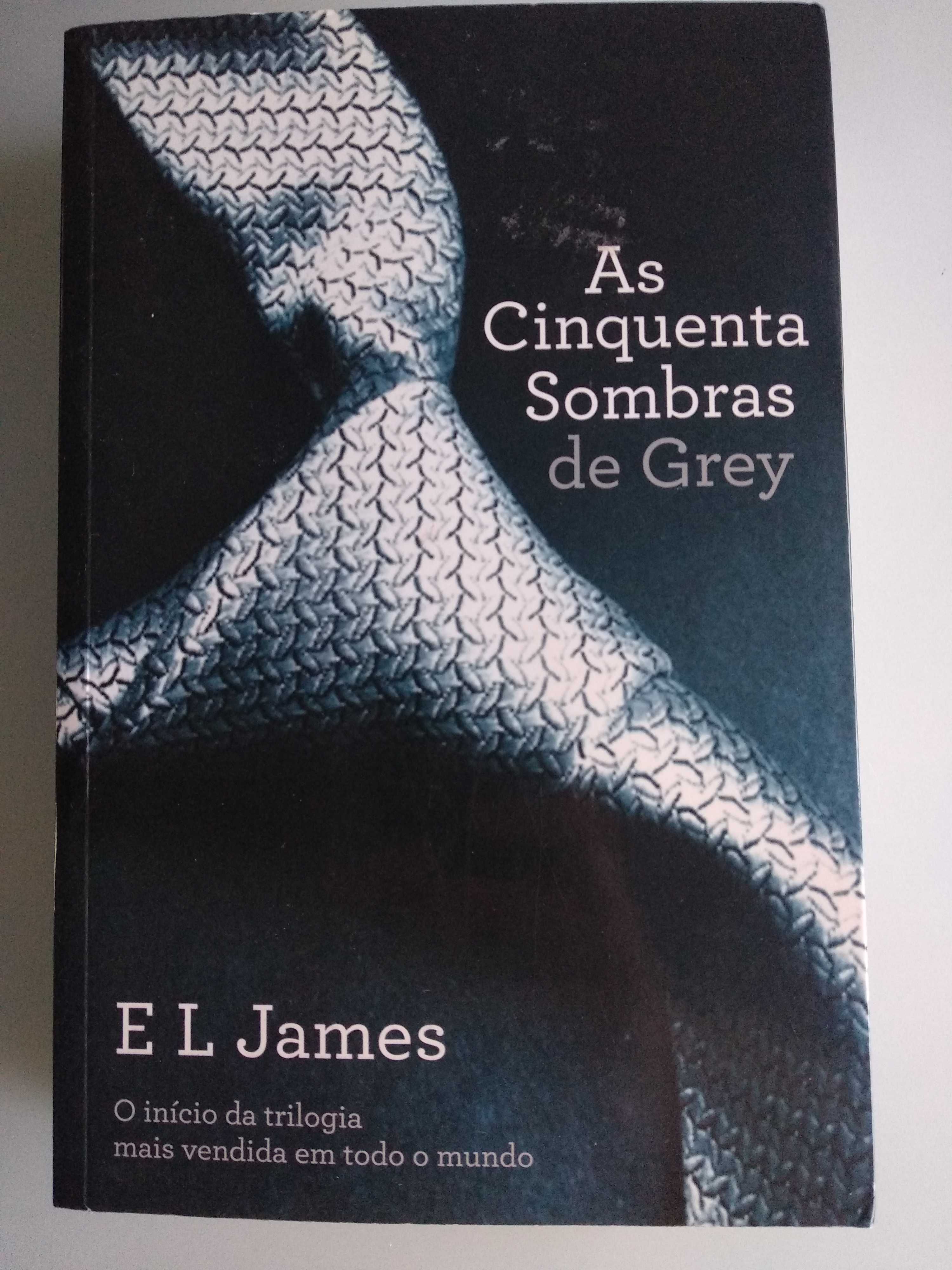Livro "As Cinquentas Sombras de Grey" de E L James